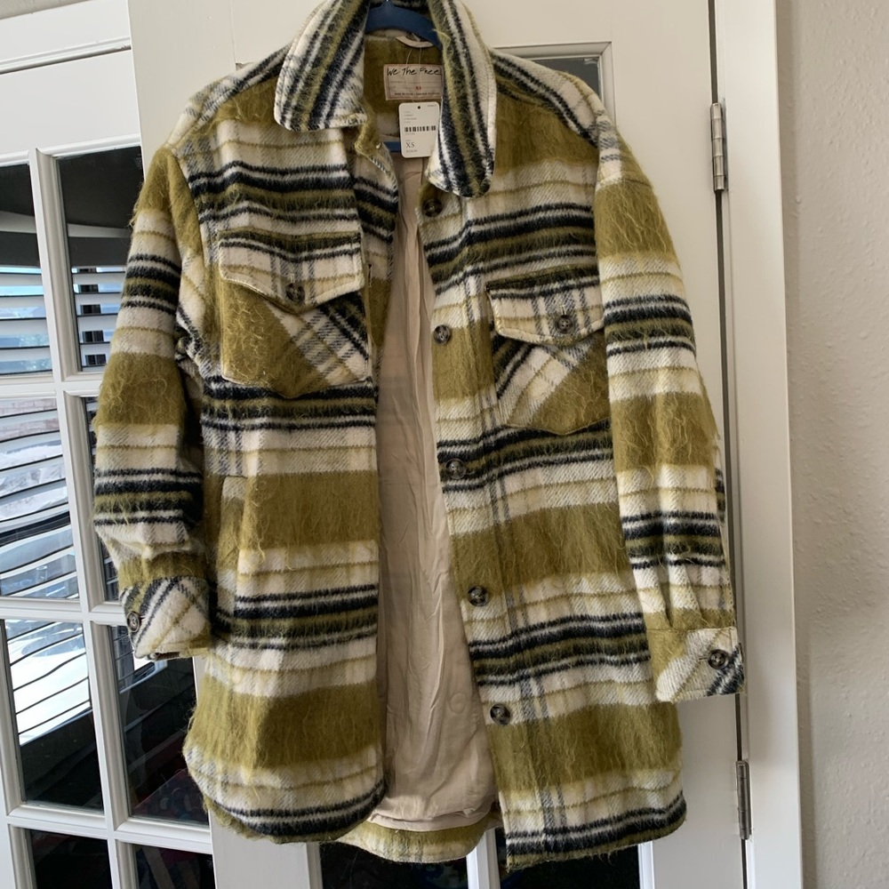 Free People Shacket NWT XS